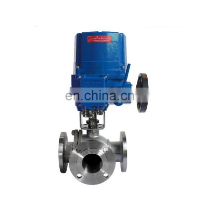 2 inch 3 Way Stainless Steel Explosion Proof Actuator Motorized Electric Ball Valve Manufacturer