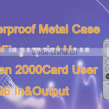 Outdoor Metal Casing Fingerprint Access Control Reader Support Remote Control photo-4