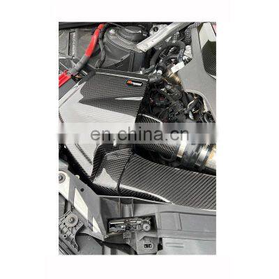 High Performance Car Intake System Modified Accessories Flow Carbon Air Intake Kit For AUDI RS4 S4 B9 3.0T
