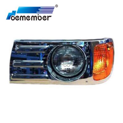 OE Member 2M0534M Head Lamp-L Chromeplated Panel With Bulbs Truck Body Parts Headlight Headlamp For Mack CV American Truck Parts