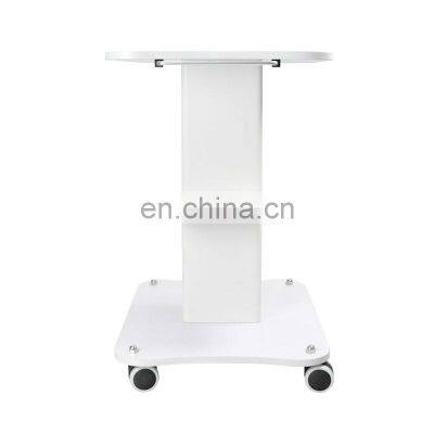 High Quality SPA Salon Trolley Cart Beauty Machine Tray Holder With Roller