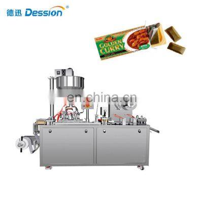 High Quality Curry Packing Machine Curry Blister Packaging Machine