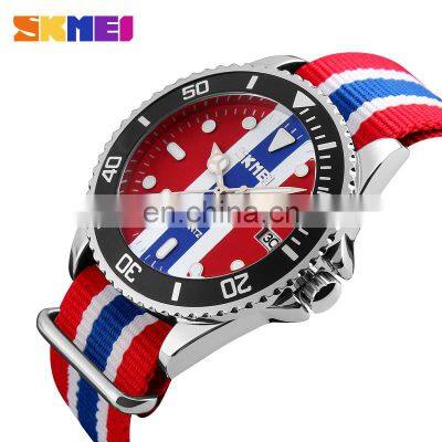 9133 Arab Numeral Watch Quartz Best Military Watch Arloji for Man Skmei