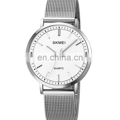 Luxury brand women watch Skmei 1664 Wholesale top quality waterproof steel mesh minimalist ladies quartz watch