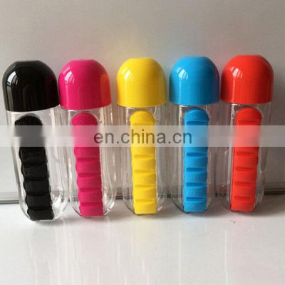 Plastic Custom Water Bottle Pill Organizer