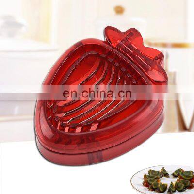 Strawberry Equal Divider Kitchen Small Dry Kids Juicer Steel Slicer Shape Stainless Fruit Cutter Tool