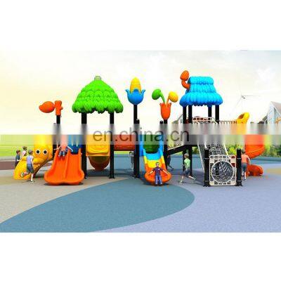 Commercial children plastic slide commercial outdoor playground equipment