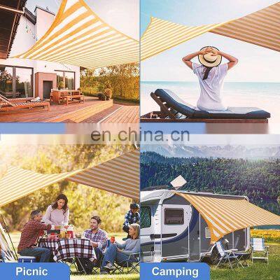 5*5m High Quality Outdoor Waterproof Shade Sail Camper Side Way Canopy Awning Sun Shade Sail for Fend Para el Patio photo-5