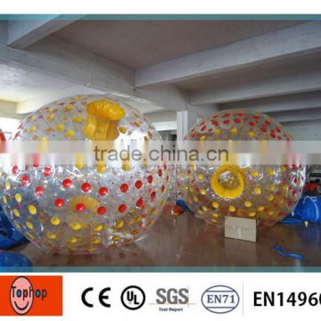 Hot Summer Popular Roll Insider Inflatable Body Zorb Ball