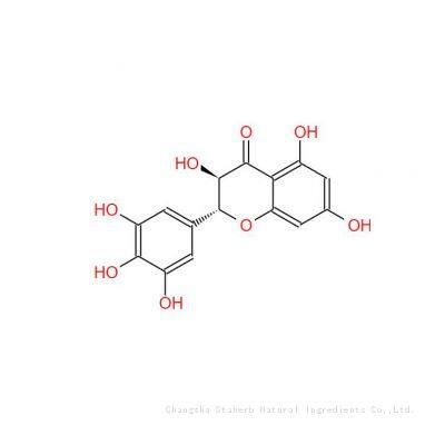 Plant Extract Dihydromyricetin DHM Powder 98% Vine Tea Extract Ampelopsis Grossedentata Leaf Extract Cas Number 27200-12-0 photo-2
