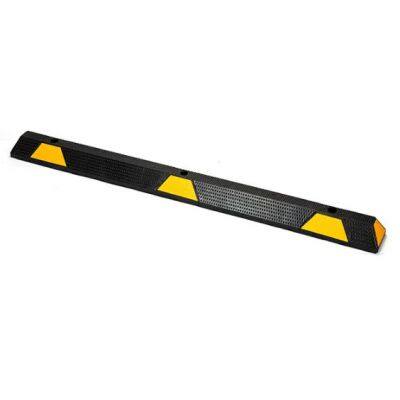 165cm Yellow and Black Rubber Plastic Locator Car Parking Wheel Stopper photo-2