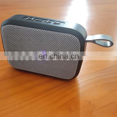 New Design Low Cost Mini Wireless speaker Fabric Portable Led Light Speakers with FM Radio