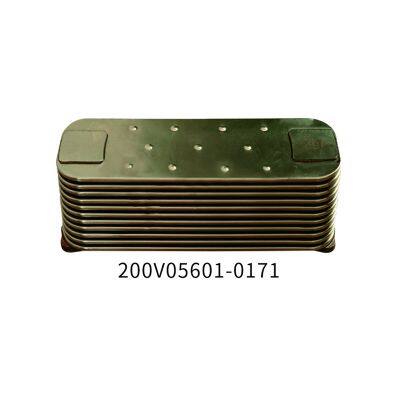 HIGH QUALITY Sinotruk HOWO T7H SITRAK C7H MAN MC11 Engine Spare Parts 200V05601-0171 MAM Oil Cooler