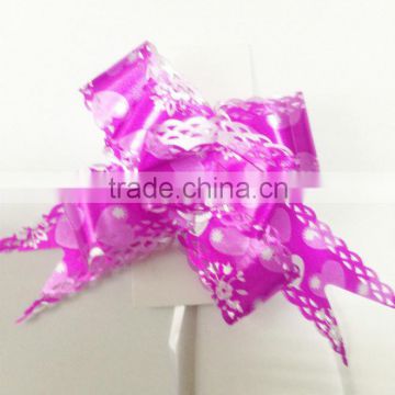 Printing Metallic Butterfly Pull Bow Supplier In China With Competitive Price For Holiday And Festival Decoration