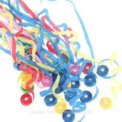Firework-Style Hand Throwing Ribbons - Spray Tubes for Birthday & Wedding Atmosphere