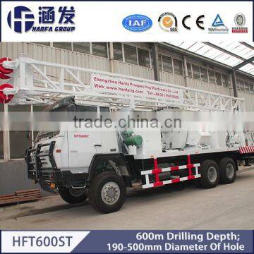 HFT600ST truck mounted water well drilling rig