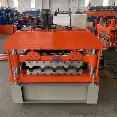 Fast Delivery Sheet Metal Roofing Curving Machine Pressing Curve Forming Machine photo-2