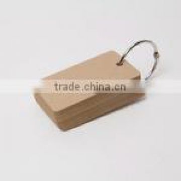 unstamped simple style transparent matte paper covers the word of the tag card notes the word of the factory manufacturing