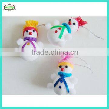 7cm cute styrofoam snowman