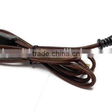 White Textile Cordset With 304 Inline Swutch photo-6