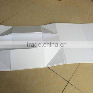 Accept custom order empty fancy luxury flat folding paper gift box