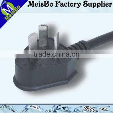 3 Pins China ac adapter plug ac power adapter plug