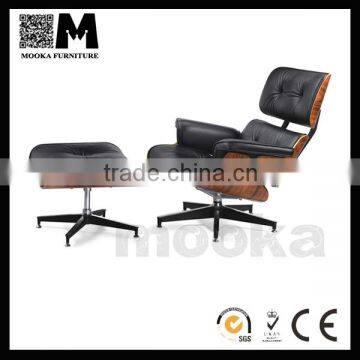 new design soft with ottoman modern style leather lounge chair