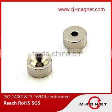 Customized rare earth permanent countersunk magnet