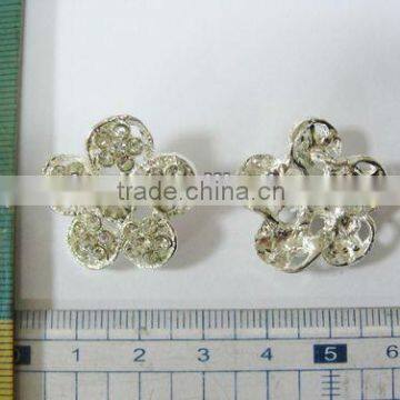 24MM Metal Rhinestone Sewing Button #AY Sewing Craft Buttons for garment accessory