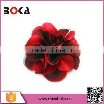 Fabric flower for garment decoration wedding sequin brooches