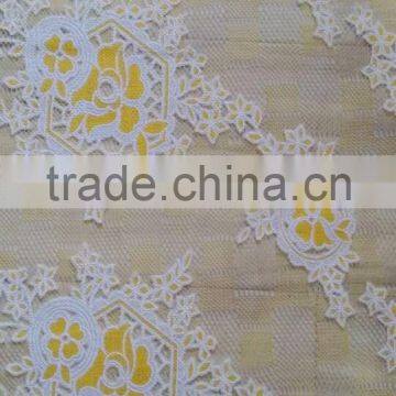 Burning Embroidery Lace Fabric /guipure Lace Fabric/floral Lace Fabric