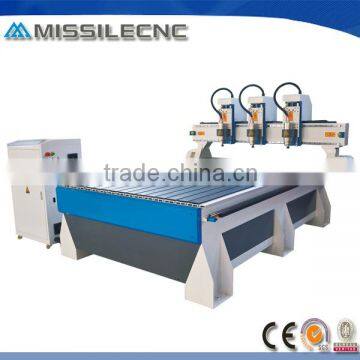 China Air Cooling Spindle Wood Carving Multi Head Cnc Router for Door Making photo-3