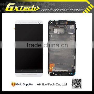 phone parts For HTC One M7 front touch with lcd glass