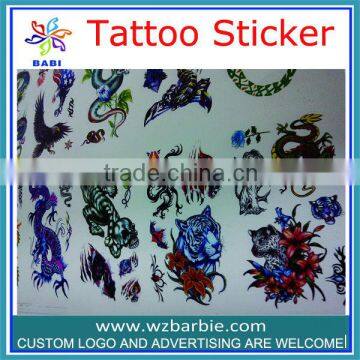 dragon water transfer tattoo body art paper