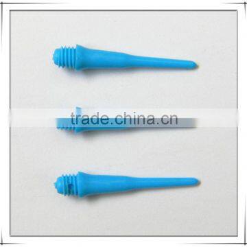 Soft tips of dart, dart pins, dart points