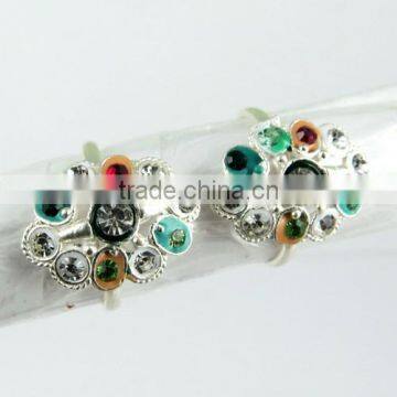 Passion Multi CZ 925 Sterling Silver Toe Rings, Silver Jewelry, Wholesale Silver Jewelry