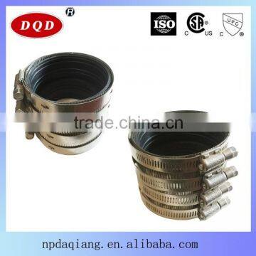 China 2015 Newest 6 Inch Heavy Duty No Hub Rubber Flexible Coupling With SS304 photo-1