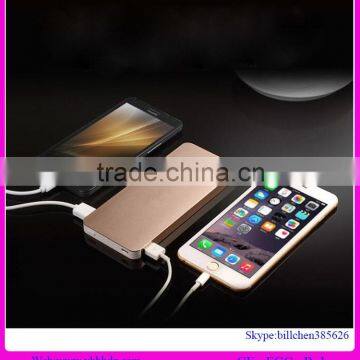 2016 New ideal big capacity 10000mah luggage power bank/shenzhen power bank/ power bank for Iphone 5/6s