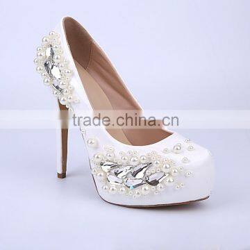 Custom Handmade Women Patent Leather Wedding Shoes Elegant High Heel Shoe Women