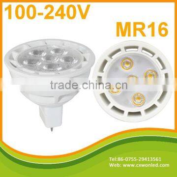 200 PCS per carton 5w led spot lamps ac100-240v 3030 smd led spotlight warm white with 3000k