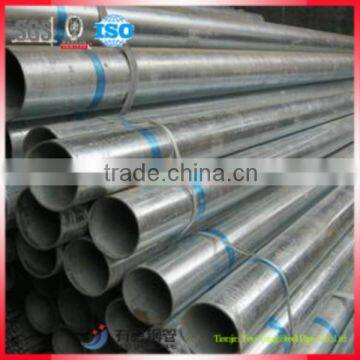 Zinc coated pre galvanized steel pipe price per ton, ASTM A53, BS1387, GB/T3091