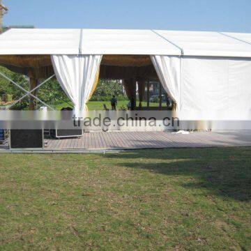 Agriculture tent with windows and sidewall