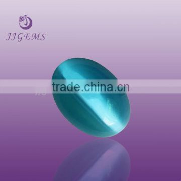 wholesale oval cut blue glass beads china