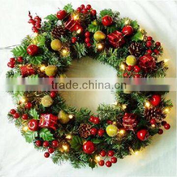 Christmas Wreath With Flower Christmas Tree Decoration