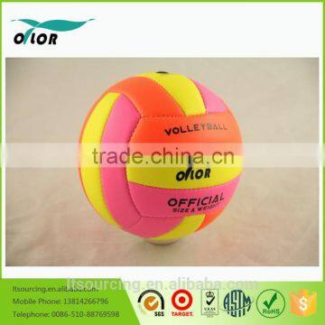 Official Size or Custom Machine-sewn Pvc Volleyball for Training and Match