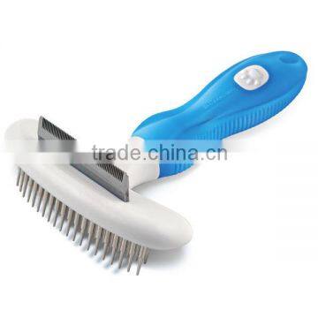 Double Rows / Stripper Spring Comb Pet Dog Grooming