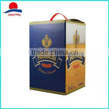 Printed Colorful Wine Paper Box