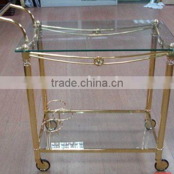 Serving Tea Trolley/Classic Golden Trolley