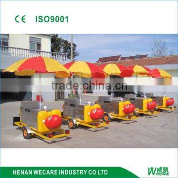 WK230 factory price hotdog food cart/hotdog station/hotdog hand push kiosk