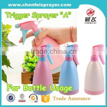 High quality OEM ribbed closure dosage 1.2cc household sprayer manual pump hand sprayer with different nozzle